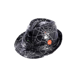 Blikanie klobúk s pavučinami